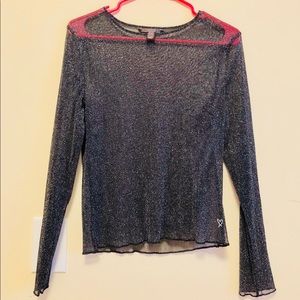 Victoria’s Secret glitter Top size Xsmall NWOT